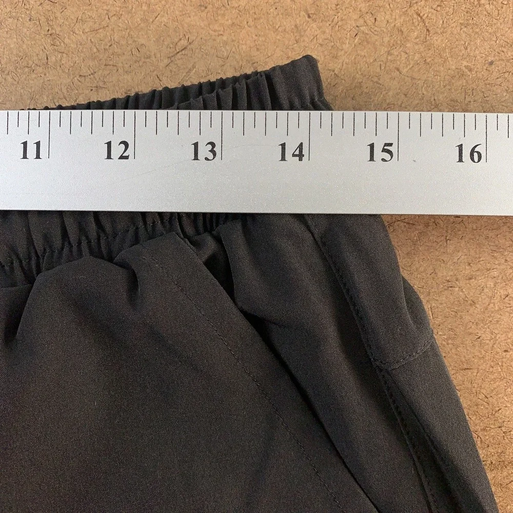 GLESTORE Men's Size Large Black Compression Lined Pocketed Swim Trunks New